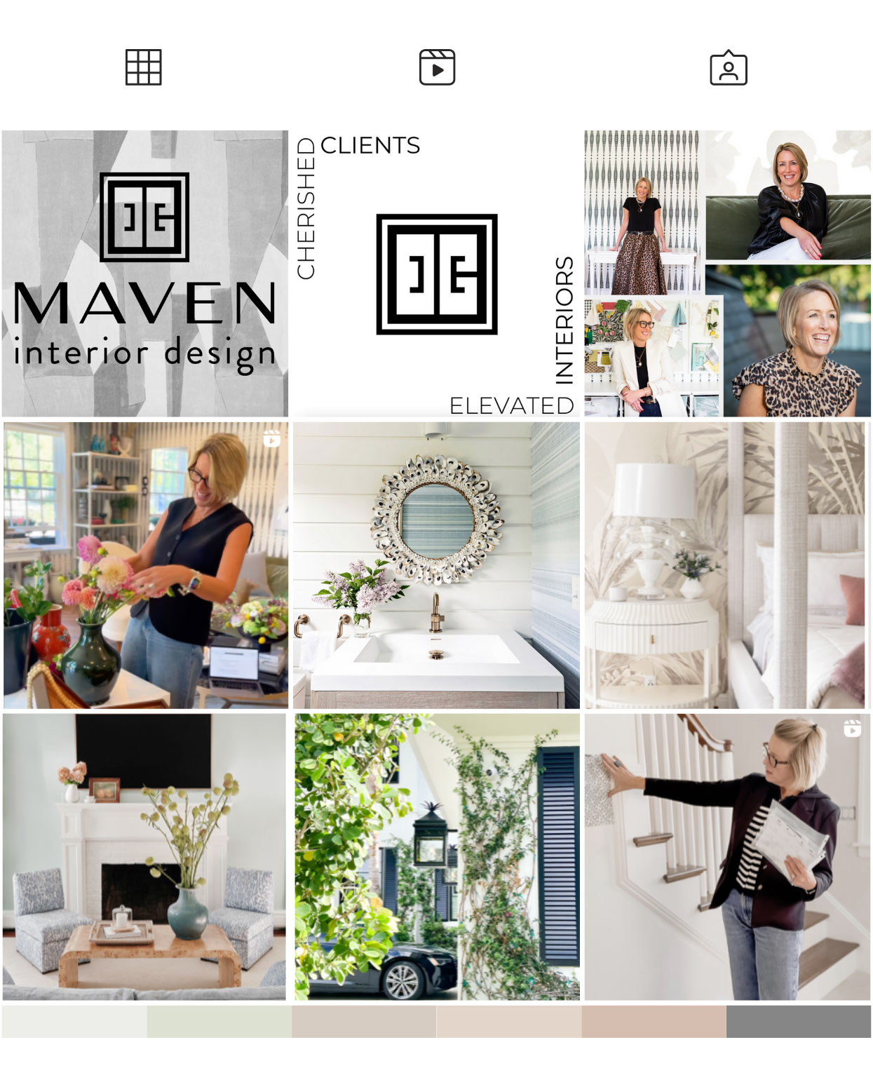 Maven Interior Design Instagram Feed Sample