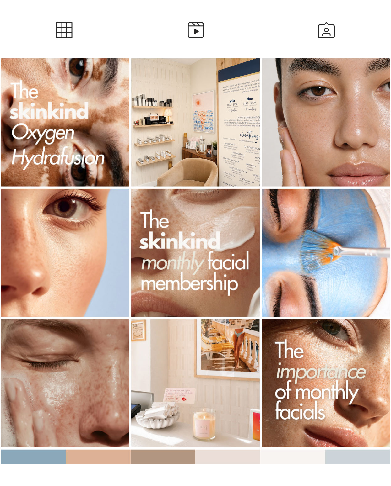 Coconut Sundays SkinKind Instagram Design Work Sample